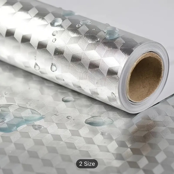 1pc Kitchen Oil Resistant Sticker, Fire Resistant High Temperature Wall Sticker - Picture 2 of 10